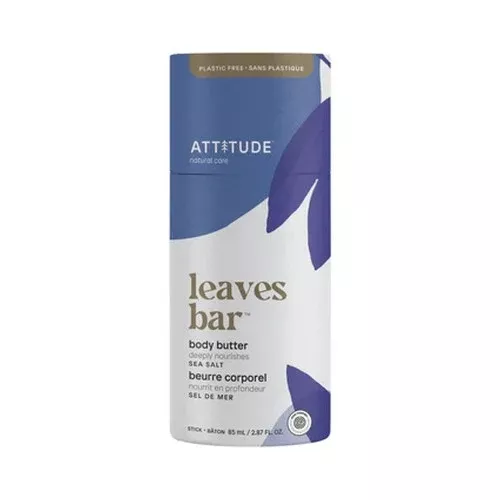 Attitude, Leaves Bar Body Butter Sea Salt, 3 Oz