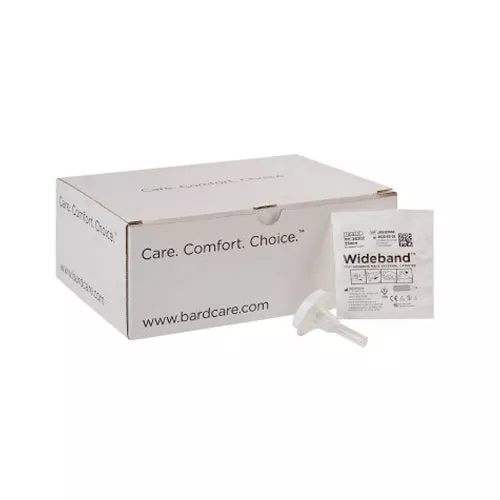 Bard, Male External Catheter Self-Adhesive Band Silicone Medium 36302, Box Of 30