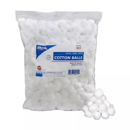 Dukal, Cotton Ball Medium NonSterile, Count of 2