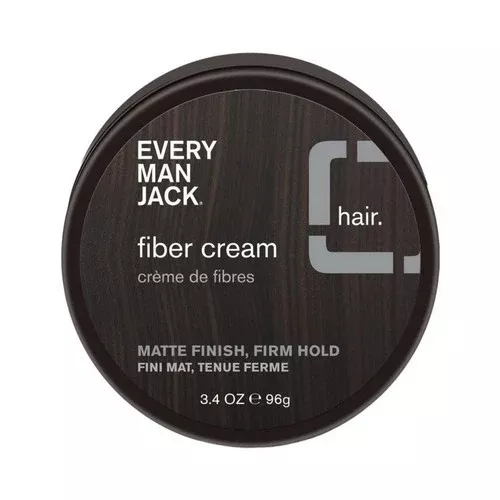 Every Man Jack, Jack Fiber Hair Cream, Fragrance Free 3.4 Oz