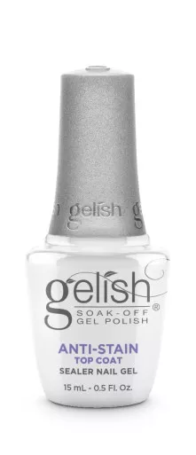 Gelish HEMA-FREE Anti-Stain Top Coat - .5 oz / 15ml