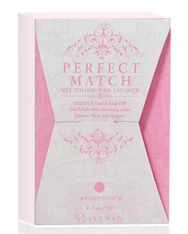LeChat Perfect Match Gel Polish & Nail Lacquer Fairy Dust - .5oz