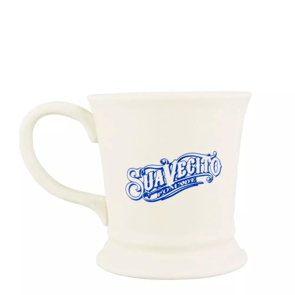 Mustache Ceramic Mug 16oz – White