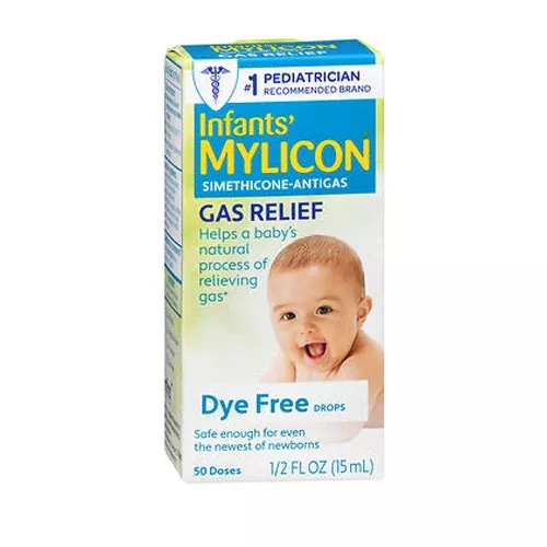 Mylanta, Infants’ Gas Relief Drops Dye Free, 0.5 Oz