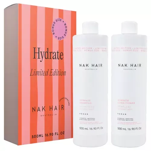 Nak Hydrate Shampoo and Conditioner 500ml Duo Pack Old Packaging