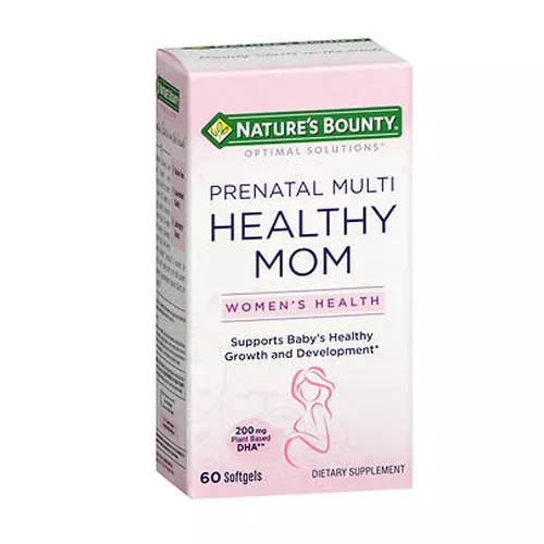 Nature’s Bounty, Optimal Solutions Healthy Mom Prenatal Multi, 60 Softgels