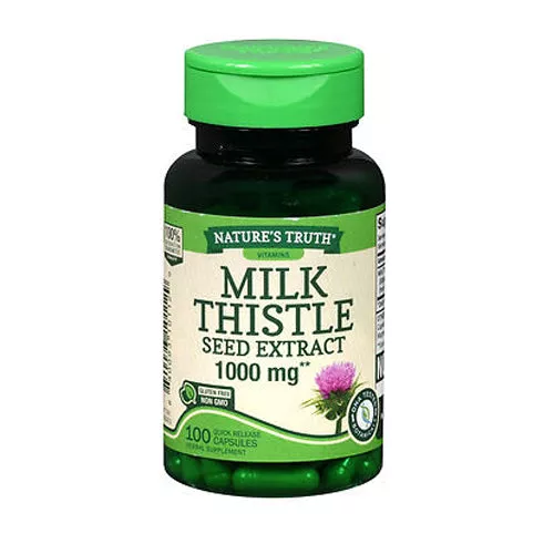 Nature’s Truth, Milk Thistle Seed Extract, 1000 Mg, 100 Caps