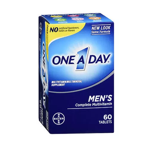 One A Day, Men'S Complete Multivitamin, 60 Tabs