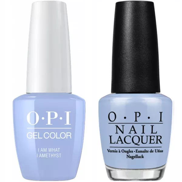 OPI GelColor + Matching Lacquer I Am What I Amethyst #T76
