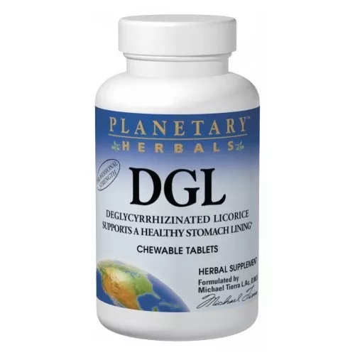 Planetary Herbals, DGL Licorice, 200 Chewable Tablets