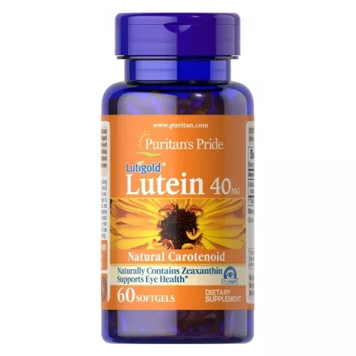 Puritan’s Pride, Lutein with Zeaxanthin, 40 mg, 60 Softgels