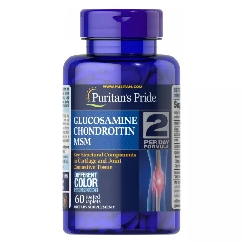 Puritan’s Pride, Triple Strength Glucosamine Chondroitin & MSM Joint Soother, 60 Caplets
