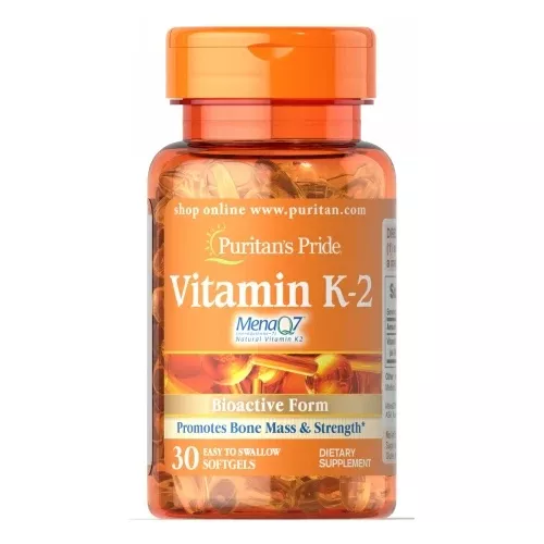 Puritan’s Pride, Vitamin K-2 (MenaQ7), 100 mcg, 30 Softgels