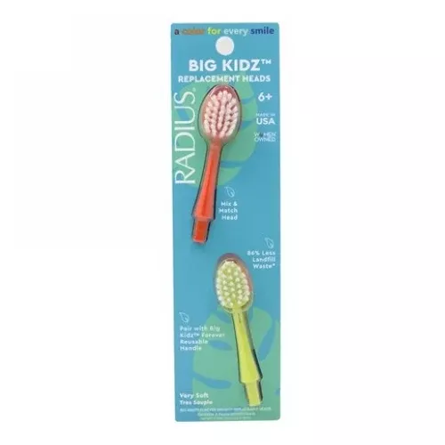 Radius, Replacement Heads Forever Big Kidz, 2 Count