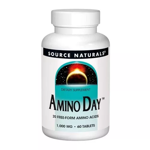 Source Naturals, Amino Day, 1000 Mg, 60 Tabs