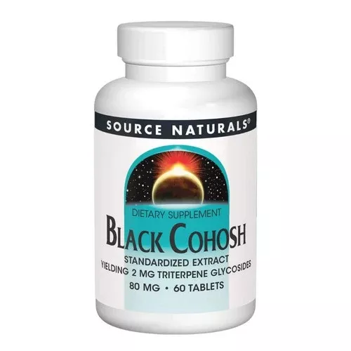 Source Naturals, Black Cohosh, Extract 60 Tabs