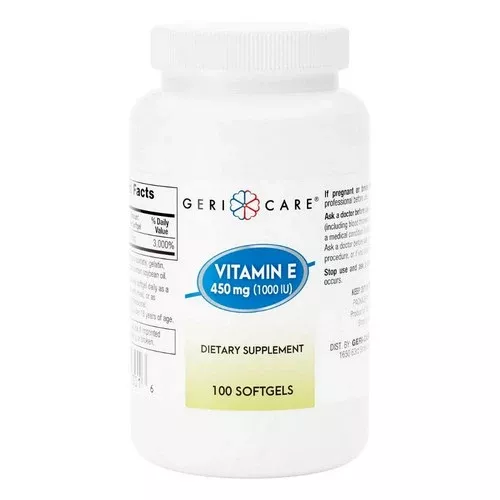 Sunmark, Geri-Care Vitamin E Supplement, 100 Tablets