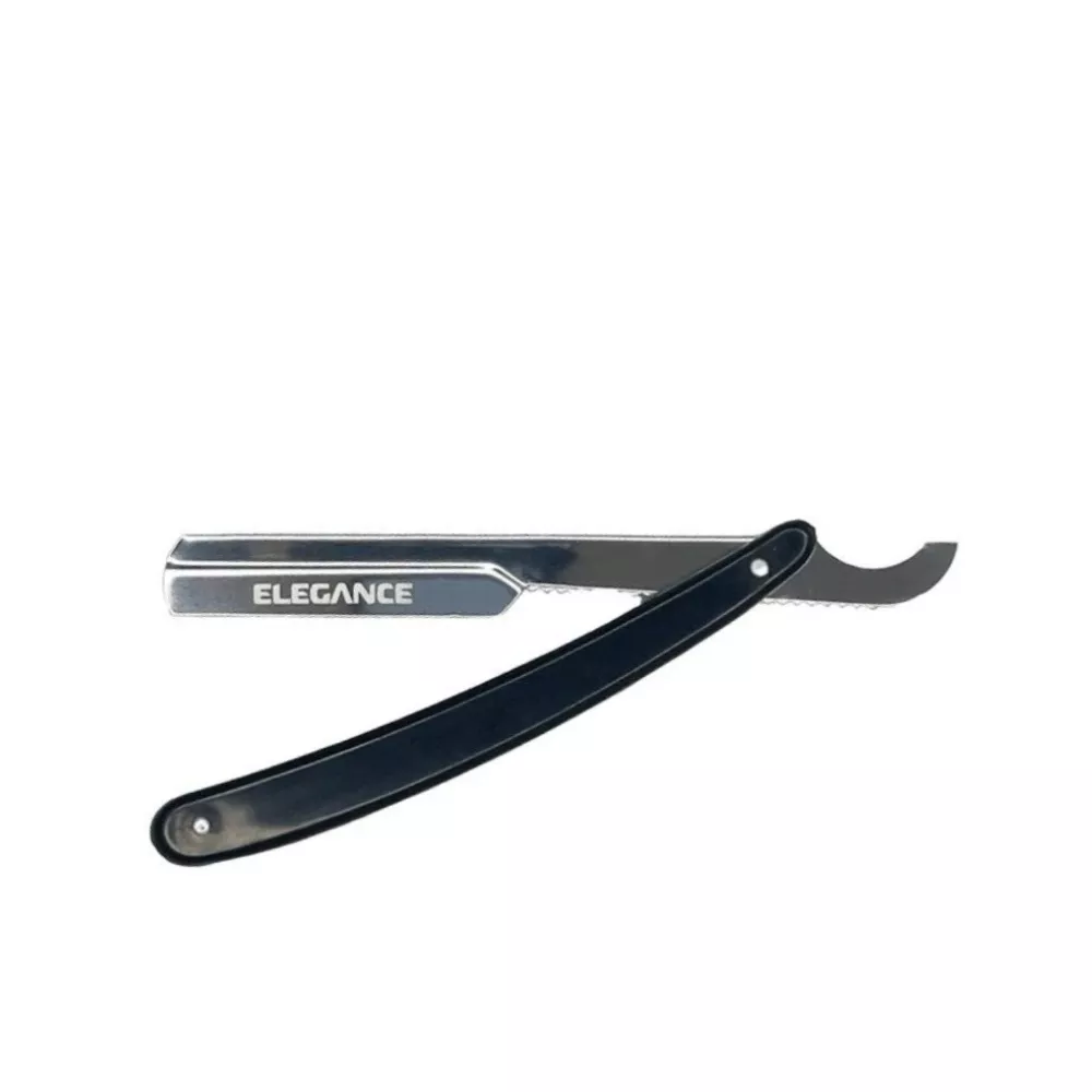 Trukish Shavette Barber Razor – Black & Silver