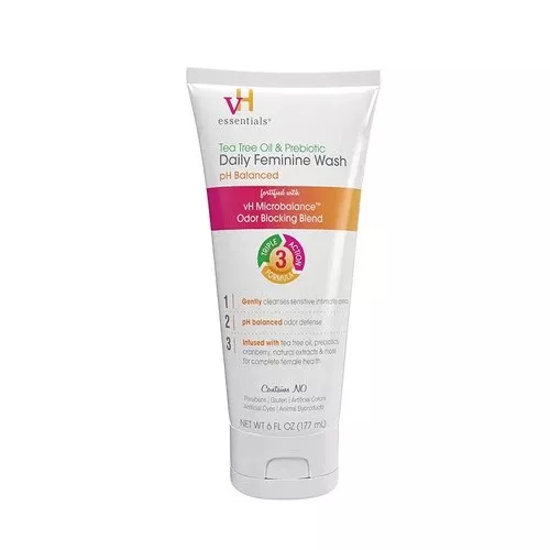 Vh Essentials, Daily Feminine Wash, Tea Tree Oil 6 Fl Oz