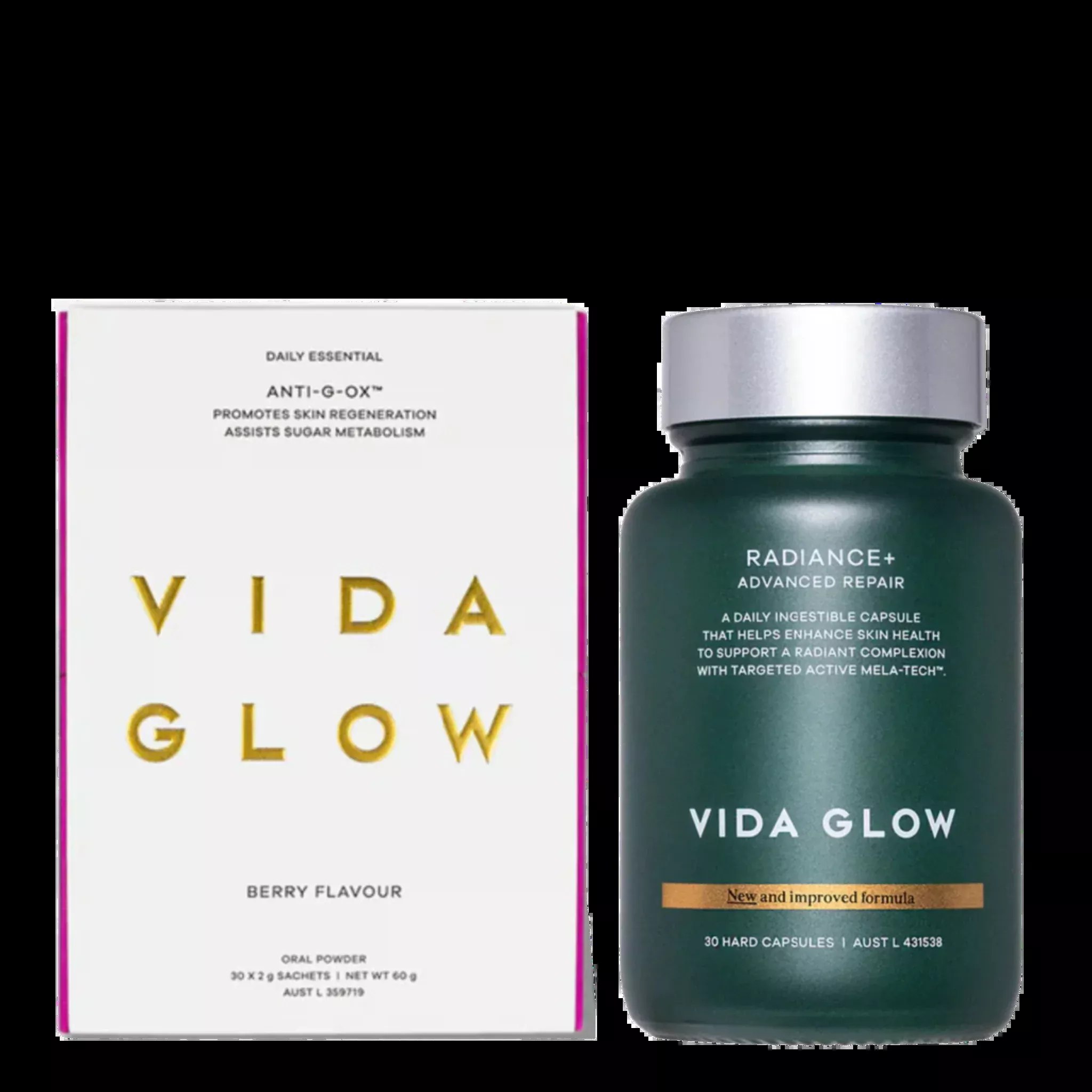 Vida Glow Skin Tone + Texture Berry Bundle